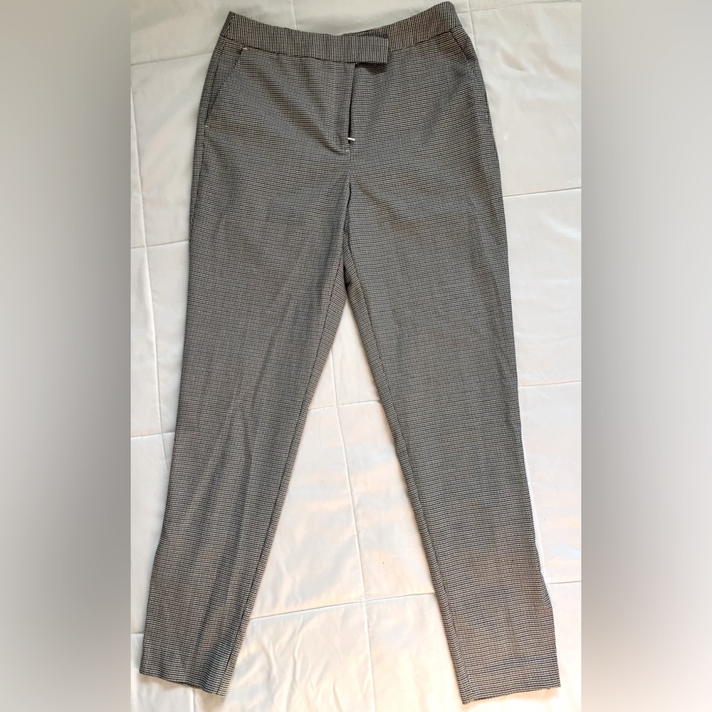 black and white business pants.